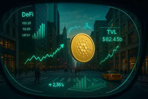 ADA price jumps 23% as active addresses surge, aiming for $1 breakout.