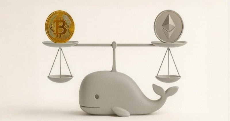 Bitcoin whale dumps 4,000 BTC and stacks over 837,000 ETH total
