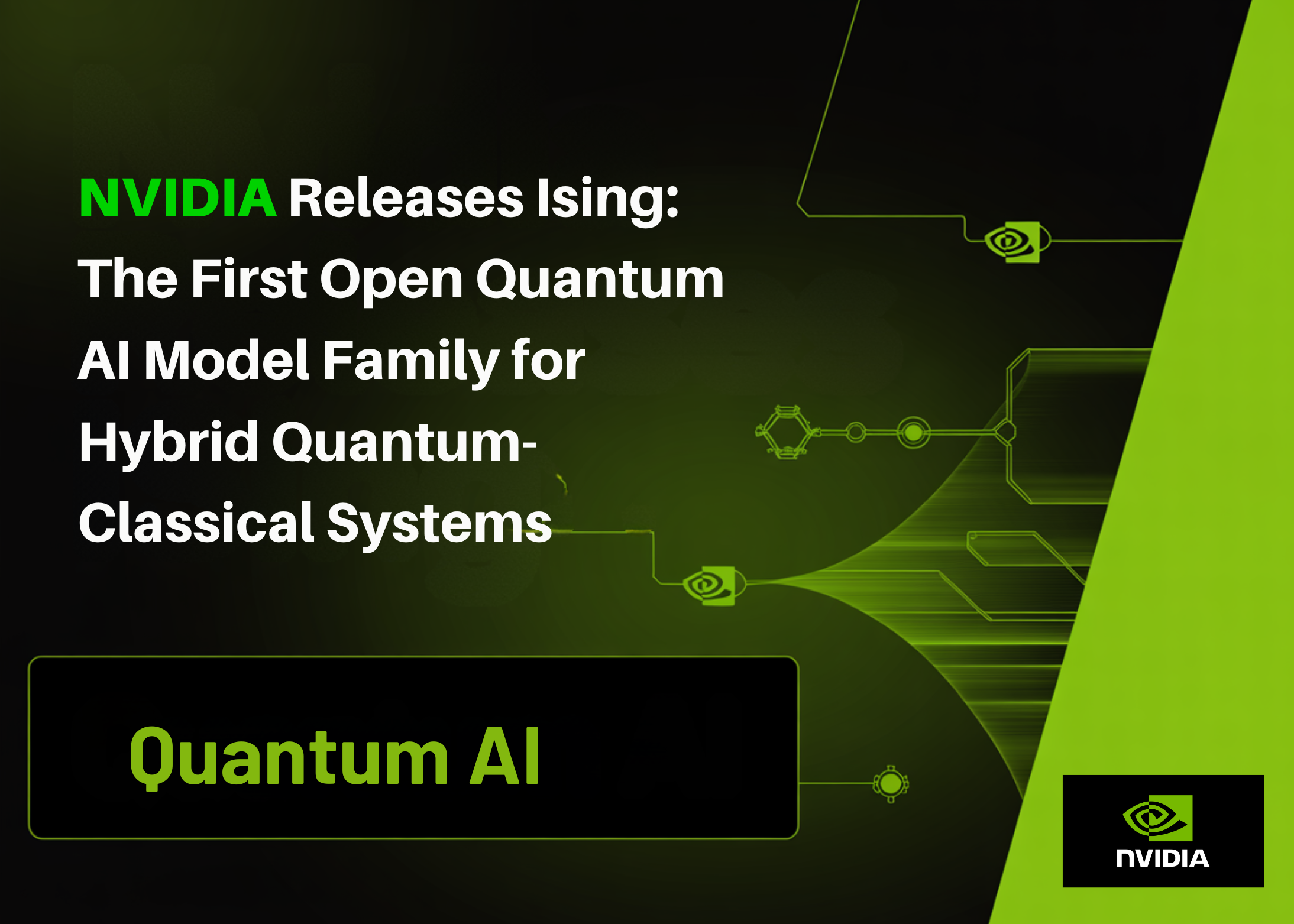 NVIDIA Releases Ising: the First Open Quantum AI Model Family for Hybrid Quantum-Classical Systems