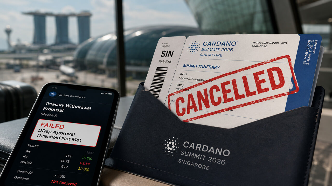 Cardano just canceled is 2026 Summit – exposing the power and risk of its governance vetos