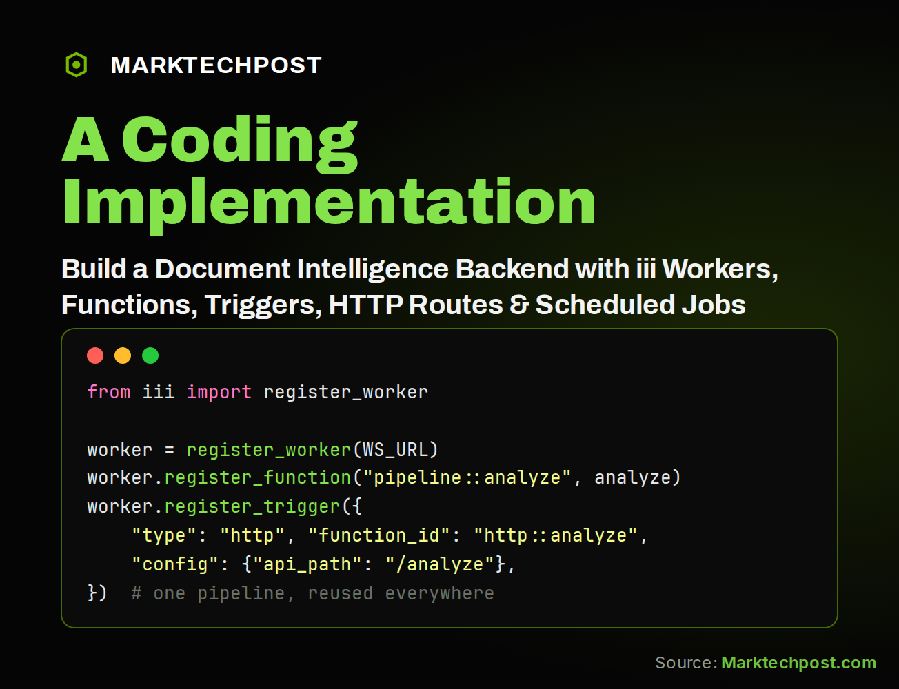 How to Build a Document Intelligence Backend with iii Using Workers, Functions, and Cron Triggers
